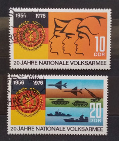 НДР, ФРН ГДР, ФРГ ^/--/^ ГДР 1976 г - 20 лет Народной Армии ^_^^^ НДР 1976 - 20 років Народної Армії - фото фото фото