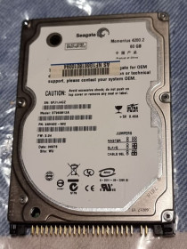 Жорсткі диски Жесткие диски ^/--/^ 0%  (h /--/ 2 /--/ testw ok) ide hdd 2.5 60 гб seagate momentus 4200.2 14.1/23.3 жесткий диск st /--/ 960812 /--/ a сигейт ata pata ^_^^^ 0% (h /--/ 2 /--/ testw ok) ide hdd 2.5 60 гб seagate momentus 4200.2 14.1/23.3 жорсткий диск st /--/ 960812 /--/ a сигейт ata pata - фото фото фото