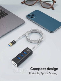 Розумні годинники (Smart watch) Умные часы (Smart watch) ^/--/^ 4-портовый концентратор USB 3.0 CableCreation 5 Гбит/с для MacBook Pro, iMac, ПК, USB, Surface Pro,  ^_^^^ 4-портовий концентратор USB 3.0 CableCreation 5 Гбіт/с для MacBook Pro, iMac, ПК, USB, Surface Pro, - фото фото фото