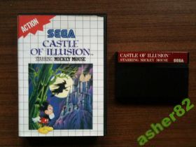 Диски з відеоіграми Диски с видеоиграми ^/--/^ Игра на Sega Master System &amp;quot;Castle of Illusion starring Mickey Mouse&amp;quot;     (PAL) ^_^^^ Гра на Sega Master System &amp;quot;Castle of Illusion starring Mickey Mouse&amp;quot; (PAL) - фото фото фото