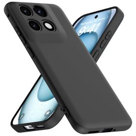 Чохли, бампера Чехлы, бампера ^/--/^ Чохол Fiji Full Soft Premium для Motorola Edge 70 Fusion протиударний бампер з мікрофіброю Black - фото фото фото
