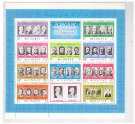 Фауна Фауна ^/--/^ Личности. СТ. ВИНСЕНТ 1975 г.  MNH ^_^^^ Особистості. Ст. Вінсент 1975 MNH - фото фото фото