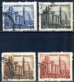 Польща Польша ^/--/^ Польша. Индустриализация   (серия) 1951 г. ^_^^^ Польща. Індустріалізація (серія) 1951 - фото фото фото