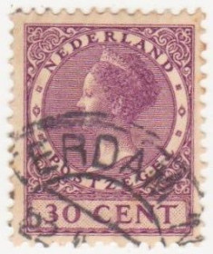 Бенілюкс Бенилюкс ^/--/^ Голландия 1924 г. № 159 гашеная ^_^^^ Голландія 1924 No 159 гашена - фото фото фото