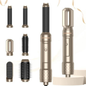 Фени Фены ^/--/^ Atopskins Air Styler Set Magic Styler, Стайлер для волос Hair Wrap 6 в 1, Фен-щетка с завивкой ^_^^^ Atopskins Air Styler Set Magic Styler, Стайлер для волосся Hair Wrap 6 в 1, Фен-щітка з завивкою - фото фото фото
