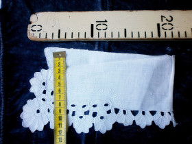 Інше Другое ^/--/^ Воротник ришелье на хлопке, 1 деталь,  For Hand Made ^_^^^ Декор ришельє на бавовні, з СРСР, For Hand Made - фото фото фото