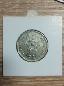 Португалія Португалия ^/--/^ Португалія 20 ескудо 1987 ^_^^^ Португалия 20 эскудо 1987 - фото фото фото
