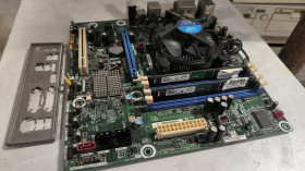 Материнські плати Материнские платы ^/--/^ Материнка Intel DQ /--/ 57 /--/ TM + i /--/ 5 650 + кулер + задня панелька + DDR /--/ 3 4 /--/ Gb - фото фото фото