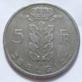 Бельгія Бельгия ^/--/^ Бельгія 5 франків 1949 року BELGIË #6 /--/ П /--/ 1693 ^_^^^ Бельгия 5 франков 1949 года BELGIË #6 /--/ П /--/ 1693 - фото фото фото