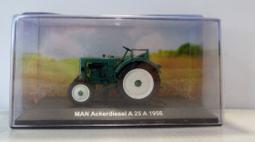 : Закордонні : Зарубежные ^/--/^ Трактор MAN Ackerdiesel A /--/ 25 A 1956, Hachette. Трактора мира. 1:43 Бокс и запечатанный блистер ^_^^^ Трактор MAN Ackerdiesel A /--/ 25 A 1956, Hachette. Трактор світу. 1:43 Бокс і запечатаний блістер - фото фото фото