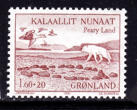 Фауна Фауна ^/--/^ Фауна  Гренландия 1981 г MNH - ^_^^^ Фауна Гренландія 1981 MNH - фото фото фото