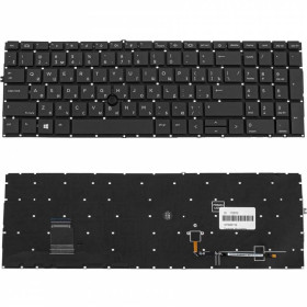 Клавіатури Клавиатуры ^/--/^ Клавиатура для ноутбука HP (ProBook: 850 G /--/ 8, 855 G /--/ 8) rus, black, без фрейма, с джойстиком ^_^^^ Клавіатура для ноутбука HP (ProBook: 850 G /--/ 8, 855 G /--/ 8) rus, black, без фрейму, з джойстиком - фото фото фото