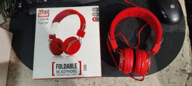 Навушники Наушники ^/--/^ Наушники Trust Ziva Foldable Red 21822 № 24270549 ^_^^^ Навушники Trust Ziva Foldable Red 21822 No 24270549 - фото фото фото