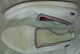 Туфлі, мокасини Туфли, мокасины ^/--/^ слипоны мокасины белые Lacoste туфли обувь оригинал ^_^^^ Сліпони мокасини білі Lacoste туфлі взуття оригінал - фото фото фото