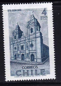Південна Америка Южная Америка ^/--/^ NM Чили  1969 г  MNH - архитектура ^_^^^ NM Чилі 1969 MNH - архітектура - фото фото фото