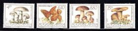 Балканський півострів Балканский полуостров ^/--/^ Югославия  1983 г MNH - грибы ^_^^^ Югославія 1983 MNH - гриби - фото фото фото