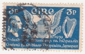 Ірландія Ирландия ^/--/^ Ирландия  1939   г. № 77 гашеная ^_^^^ Ірландія 1939 р. No 77 гашена - фото фото фото