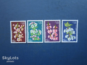 Флора Флора ^/--/^ 4 марки повна серія Алжир 1978 флора квіти MNH КЦ 5 $ ^_^^^ 4 марки полная серия Алжир 1978 флора цветы MNH КЦ 5 $ - фото фото фото