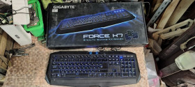 Клавіатури Клавиатуры ^/--/^ Игровая клавиатура с подсветкой Gigabyte Force K /--/ 7 USB № 23191014 ^_^^^ Ігрова клавіатура з підсвіткою Gigabyte Force K /--/ 7 USB No 23191014 - фото фото фото