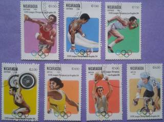 Спорт Спорт ^/--/^ Никарагуа 1983 спорт Олимпиада США Mi 2346-2352 ^_^^^ Нікарагуа 1983 спорт Олімпіада США Mi 2346-2352 - фото фото фото