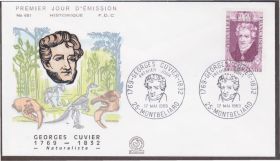 Європа Европа ^/--/^ Франция 1969 НАТУРАЛИСТ ПАЛЕОНТОЛОГ ЗООЛОГ GEORGES CUVIER ЖИВОТНЫЕ ОСТАНКИ ФАУНА НАУКА КПД Mi.1672 ^_^^^ Франція 1969 НАТУРАЛІСТ ПАЛЕОНТОЛОГ ЗООЛОГ GEORGES CUVIER ТВОТНІ ОСТАНКИ ФАУНА НАУКА КПД Mi.1672 - фото фото фото