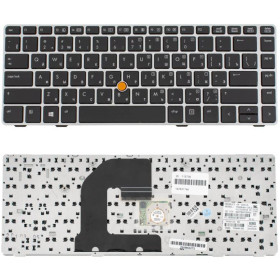 Клавіатури Клавиатуры ^/--/^ Клавиатура для ноутбука HP (ProBook: 6460 /--/ b, 6465 /--/ b) rus, black, silver frame, с джойстиком ^_^^^ Клавіатура для ноутбука HP (ProBook: 6460 /--/ b, 6465 /--/ b) rus, black, silver frame, з джойстиком - фото фото фото