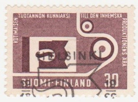 Скандинавія Скандинавия ^/--/^ Финляндия 1962 г. № 561 гашеная ^_^^^ Фінляндія 1962 р. No 561 гашена - фото фото фото
