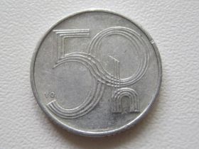 Чехія Чехия ^/--/^ Чехия 50 геллеров 1993 года 29631 ^_^^^ Чехія 50 геллерів 1993 року 29631 - фото фото фото