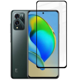Чохли, бампера Чехлы, бампера ^/--/^ Захисне скло Fiji Premium для ZTE Blade V /--/ 40 Pro повне проклеювання Anti-Static чорний ^_^^^ Защитное стекло Fiji Premium для ZTE Blade V /--/ 40 Pro полное проклеивание Anti-Static черный - фото фото фото