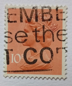 Великобританія Великобритания ^/--/^ Великобритания 1976 Королева Елизавета II, 10 /--/ P, гашеная ^_^^^ Велика Британія 1976 Королева Єлизавета II, 10 /--/ P, гашена - фото фото фото