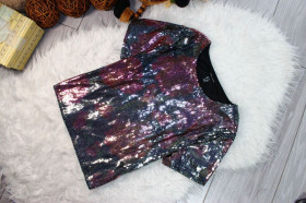 Футболки Футболки ^/--/^ Яркая футболка, блуза в пайетках NEW LOOK S-ка 38 р-р ^_^^^ Яскрава футболка, блуза в пайєтках NEW LOOK S-ка 38 р-р - фото фото фото