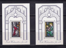 НДР, ФРН ГДР, ФРГ ^/--/^ Германия  ФРГ и Берлин 1977 г  MNH  - искусство - 2 /--/ а блока ^_^^^ Німеччина ФРН і Берлін 1977 MNH - мистецтво - 2 /--/ а блоку - фото фото фото