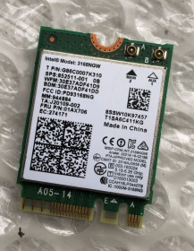 Wi-Fi адаптери Wi-Fi адаптеры ^/--/^ Wi-Fi модуль Intel Dual Band Wireless-AC 3168 3168 /--/ NGW для  ES /--/ 1-523 ES /--/ 1-532 ES /--/ 1-572 ES /--/ 1-533 ES /--/ 1-732 ES /--/ 1-533, Acer Aspire ES /--/ 1-732, N /--/ 16 /--/ C /--/ 3, N /--/ 16 /--/ Q /--/ 4, Packard Bell EasyNote LG /--/ 81, LG /--/ 81 /--/ AP, ENLG /--/ 81 /--/ AP ^_^^^ Wi-Fi модуль Intel Dual Band Wireless-AC 3168 3168 /--/ NGW для ES /--/ 1-523 ES /--/ 1-532 ES /--/ 1-533 ES /--/ 1-732 ES /--/ 1-533, Acer Aspire ES /--/ 1-732, N /--/ 16 /--/ C /--/ 3, N /--/ 16 /--/ Q /--/ 4, Packard Bell EasyNote LG /--/ 81 /--/ AP, ENLG /--/ 81 /--/ AP - фото фото фото