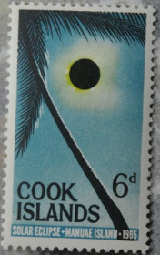 Інше Другое ^/--/^ Острова Кука Солнечное затмение 1965 ^_^^^ Острови Кука Сонячне затемнення 1965 - фото фото фото