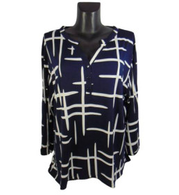 Кофти Кофты ^/--/^ Женская блуза Rbossi 5540 3 /--/ XL синяя ^_^^^ Жіноча блуза Rbossi 5540 3 /--/ XL синя - фото фото фото