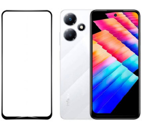Чохли, бампера Чехлы, бампера ^/--/^ Захисне скло LUX для Infinix Hot 30 Play NFC (X /--/ 6835 /--/ B) чорний Full Сover Full Glue 0,3 мм ^_^^^ Защитное стекло LUX для Infinix Hot 30 Play NFC (X /--/ 6835 /--/ B) черный Full Сover Full Glue 0,3 мм - фото фото фото