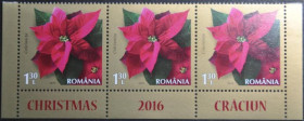 Інше Другое ^/--/^ Румыния Флора Цветы  Живопись Рождество 2016 Сцепка ^_^^^ Румунія Флора Квіти Живопис Різдво 2016 Зчіпка - фото фото фото