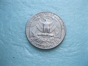 Обігові Обиходные ^/--/^ США 25 центів 1977 рік ^_^^^ США 25 центов 1977 год - фото фото фото