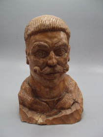 Статуетки, Скульптури, Фігурки, Фарфор Статуэтки, Скульптуры, Фигурки, Фарфор ^/--/^ Фигура дерево статуэтка бюст козак авторский высота 18,5 см №13805 ^_^^^ Фігура дерево статуетка бюст козак авторський висота 18,5 см No /--/ 13805 - фото фото фото