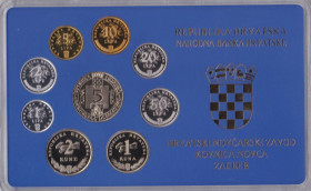 Хорватія Хорватия ^/--/^ Набор Хорватия 9 монет 1994-1996 ^_^^^ Набір Хорватія 9 монет 1994-1996 - фото фото фото