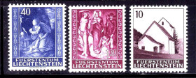 Малі Держави Європи Малые Государства Европы ^/--/^ Лихтенштейн 1964 г  MNH - религия ^_^^^ Ліхтенштейн 1964 MNH - релігія - фото фото фото