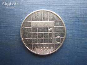 Нідерланди Нидерланды ^/--/^ Монета 1 гульден Нідерланди 1982 ^_^^^ Монета 1 гульден Нидерланды 1982 - фото фото фото