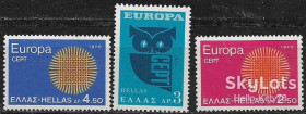 Греція Греция ^/--/^ Греция 1970 Европа СЕРТ Mi 1040-1042 MNH ^_^^^ Греція 1970 Європа СЕРТ Mi 1040-1042 MNH - фото фото фото