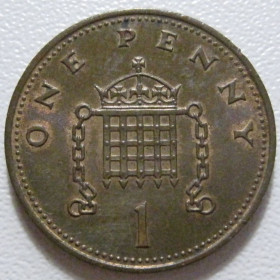 Єлизавета II (після ) Елизавета II (после ) ^/--/^ Велика Британія 1 пенні 1987 року 43049 ^_^^^ Великобритания 1 пенни 1987 года 43049 - фото фото фото