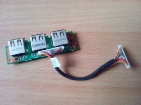 Корпуса Корпуса ^/--/^ Плата USB Acer Extensa 5620/5220 с кабелем б/у ^_^^^ Плата USB Acer Extensa 5620/5220 з кабелем б/у - фото фото фото