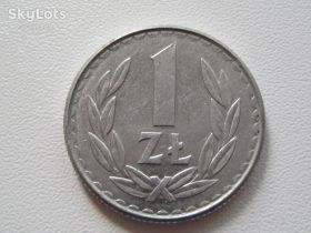 - року - года ^/--/^ Польша 1 злотый 1986 года #14123 ^_^^^ Польща 1 злотий 1986 року #14123 - фото фото фото
