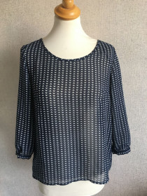 Блузки, сорочки Блузки, рубашки ^/--/^ Блуза жен. Divided by H&amp;M,р.S,шифон ^_^^^ Блуза дружин. Divided by H&amp;M,р.S,шифон - фото фото фото
