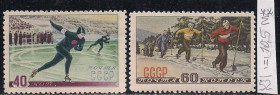 СРСР - СССР - ^/--/^ СССР**, 1952 г., распродажа коллекции, спорт, зимние виды спорта ^_^^^ СРСР**, 1952 р., розпродаж колекції, спорт, зимові види спорту - фото фото фото