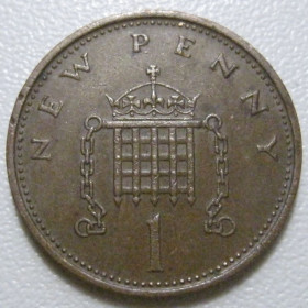 Єлизавета II (після ) Елизавета II (после ) ^/--/^ Велика Британія 1 новий пенні 1971 року 41553 ^_^^^ Великобритания 1 новый пенни 1971 года 41553 - фото фото фото