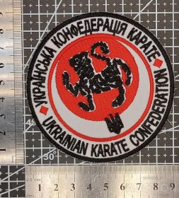 Інше Другое ^/--/^ Шеврон Украина Каратэ № 1502 ^_^^^ Шеврон Україна Карате No 1502 - фото фото фото